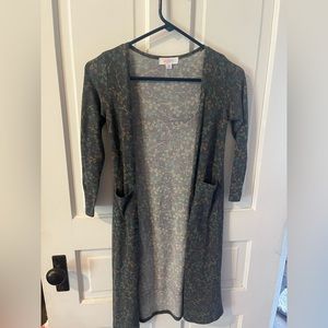 LulaRoe Girls size 10 long cardigan
